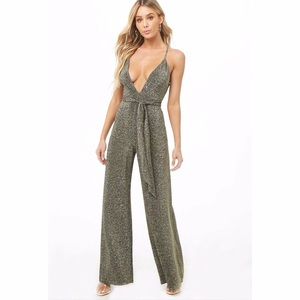 Shimmery Black/Gold Jumpsuit